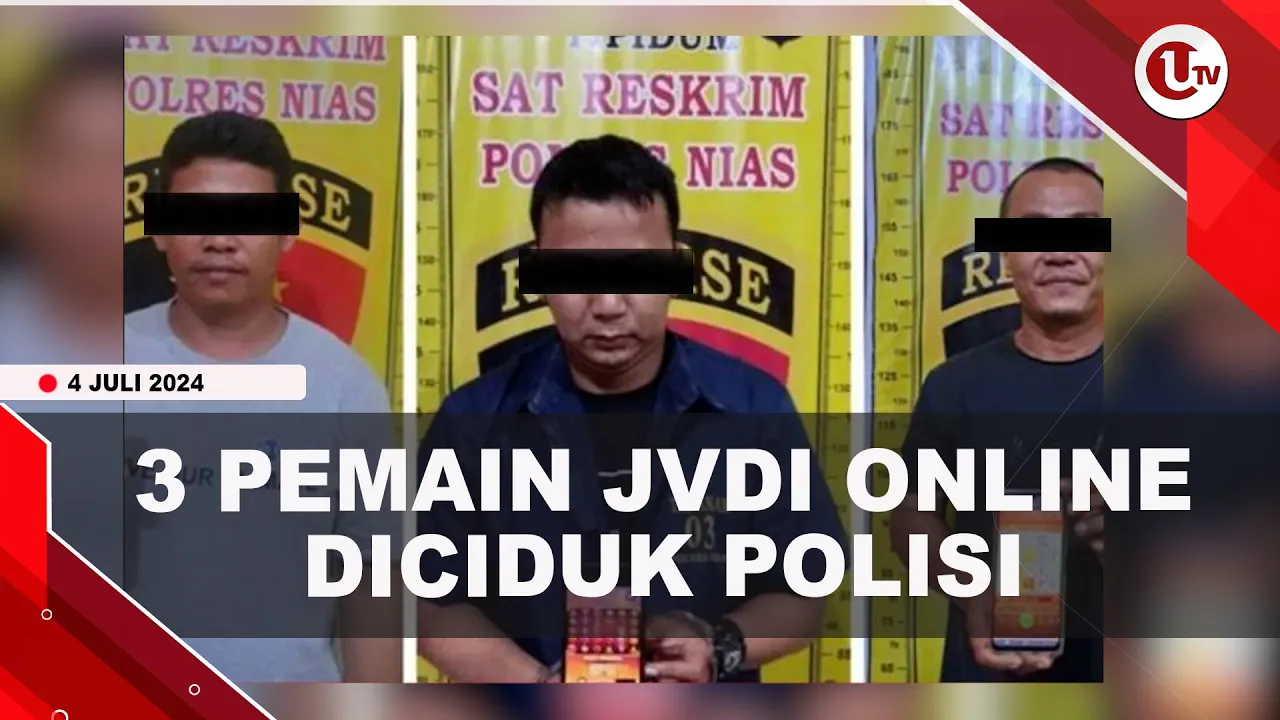 3 Pria Diciduk Polisi saat Main Judi Online