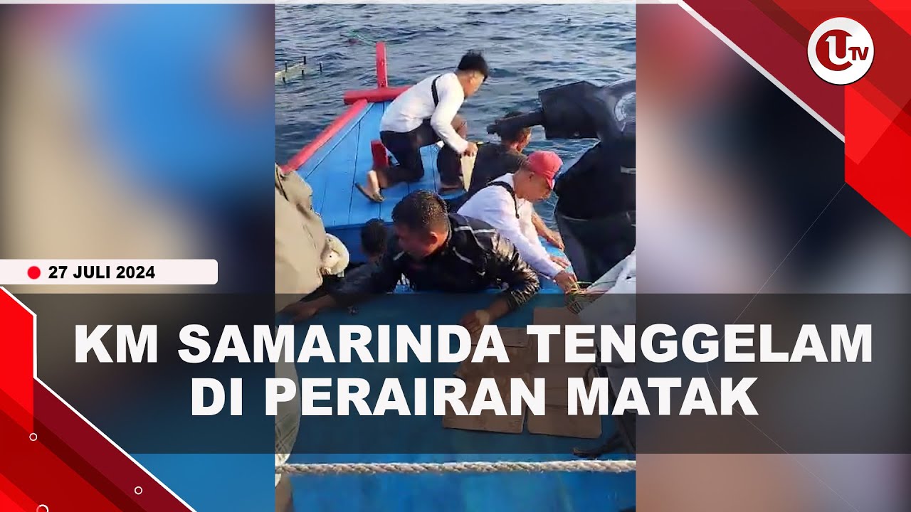 KM Samarinda Tenggelam di Perairan Matak