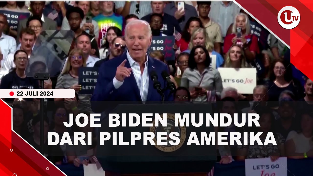 Joe Biden Umunkan Mundur Dari Pilpres Amerika 2024