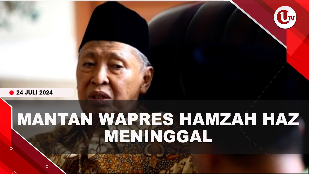 Mantan Wapres Hamzah Meninggal Di Usia 84 Tahun