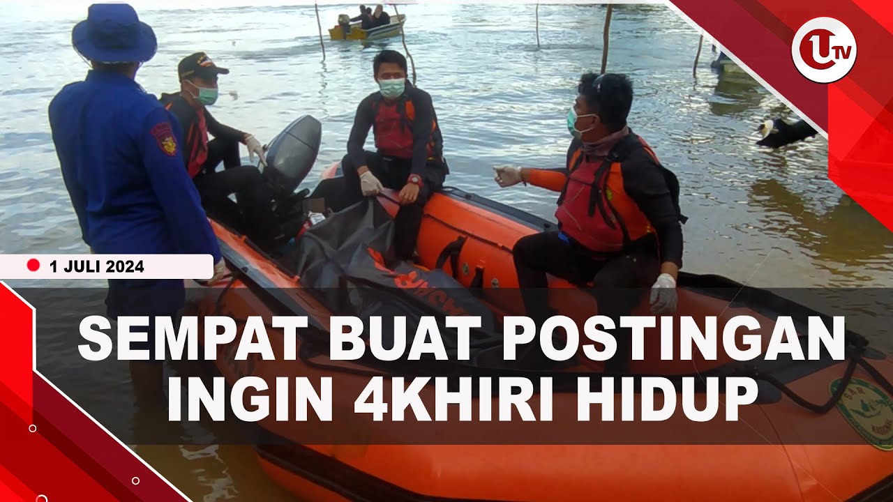 Pria T3rjun Dari Jembatan Barelang Buat Postingan 4khiri Hidup