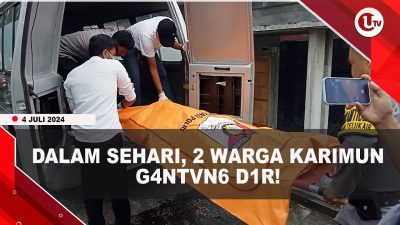 [ VIDEO ] Geger, 2 Warga Karimun Ditemukan Tewas Gantung Diri