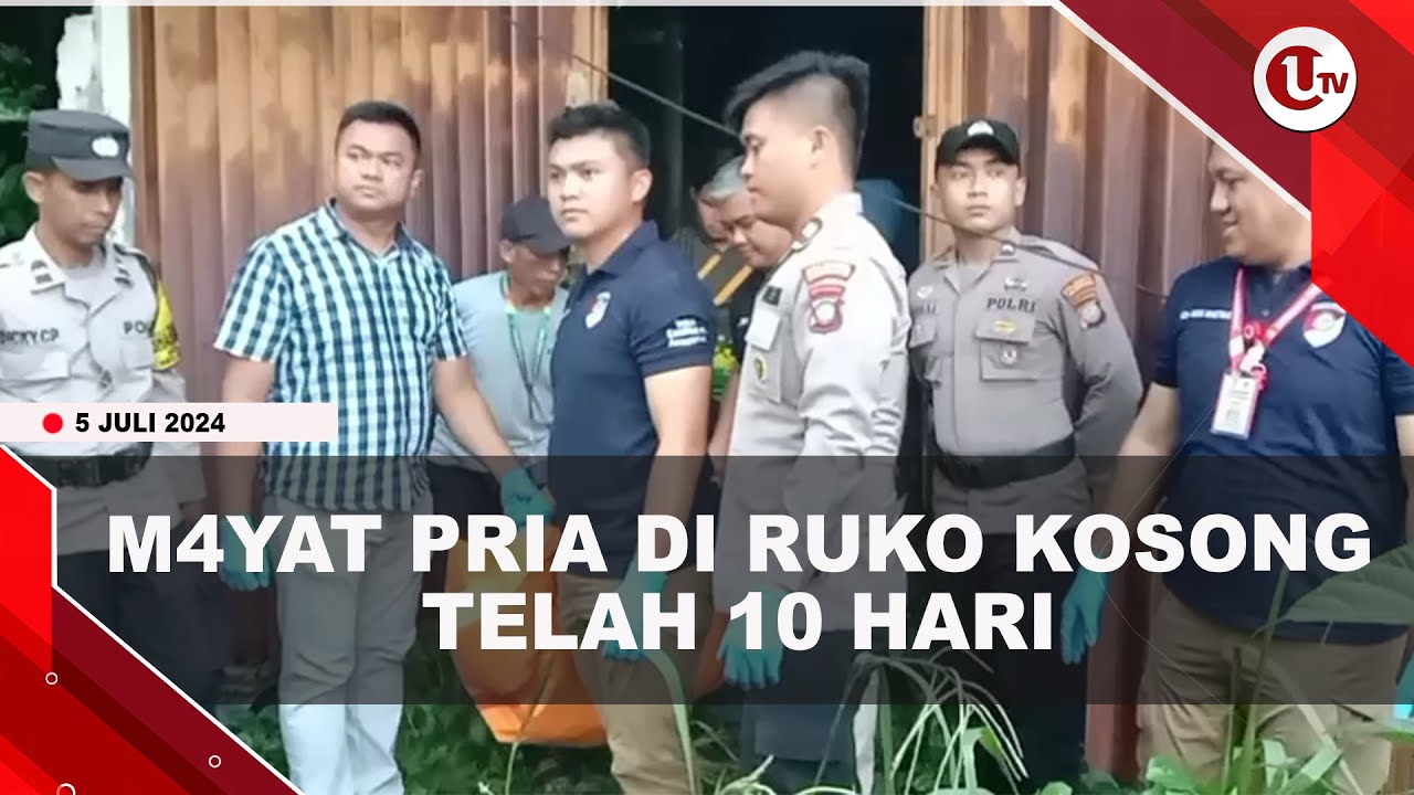 M*yat Pria T3rg4ntung Di Ruko Kosong Telah T*was 10 Hari