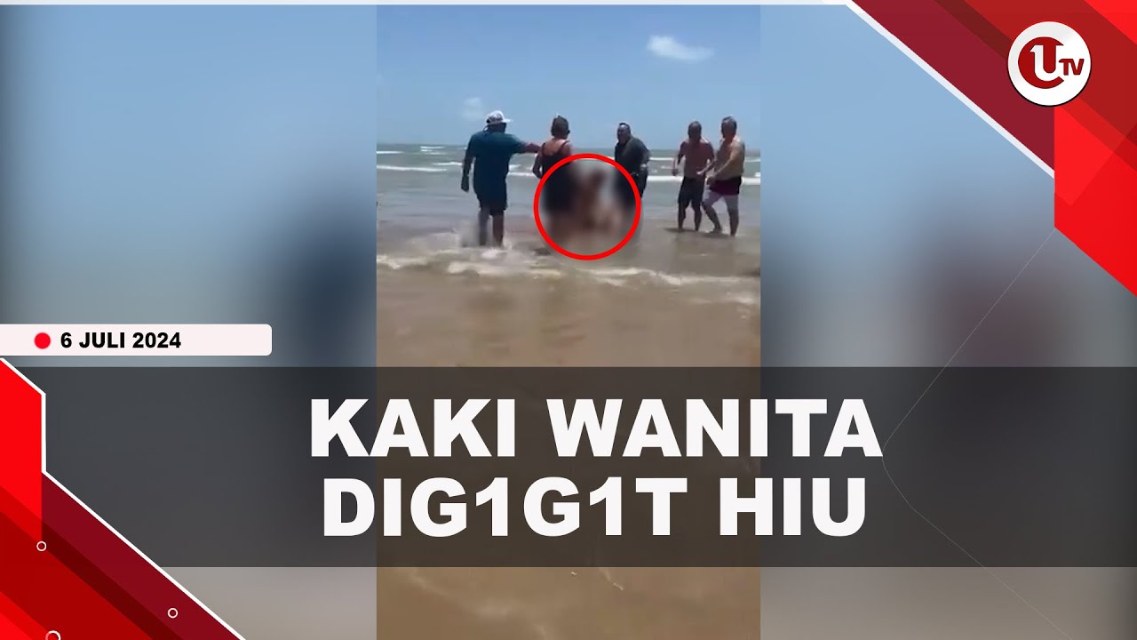 Pengunjung Pantai Dis3r4ng hiu