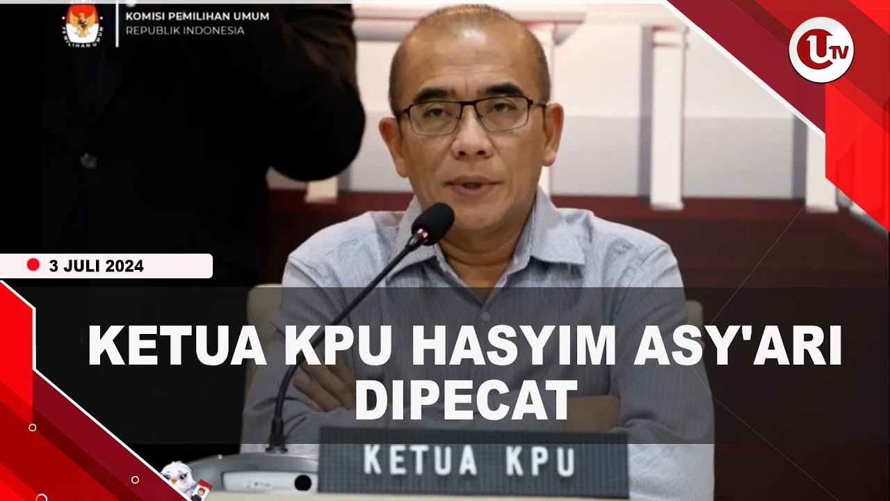 Ketua KPU Hasyim Asy'ari Dipecat Karena Tindak Asusila