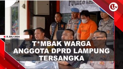 [ VIDEO ] Tembak Warga, Anggota DPRD Lampung Tersangka