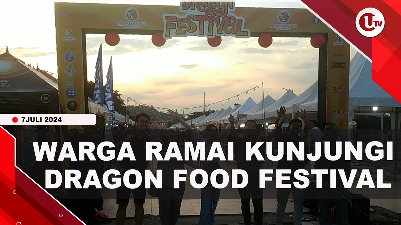 Warga Batam Antusias Buru Jajanan di Dragon Food Festival