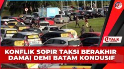 Konflik Sopir Taksi Berakhir Damai Demi Batam Kondusif