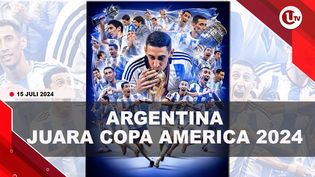 Menang 1-0 Atas Colombia, Argentina Juara Copa America 16 Kali