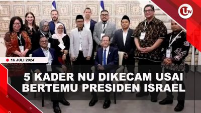 [ VIDEO ] PBNU Akan Panggil 5 Kadernya Usai Bertemu Presiden Israel