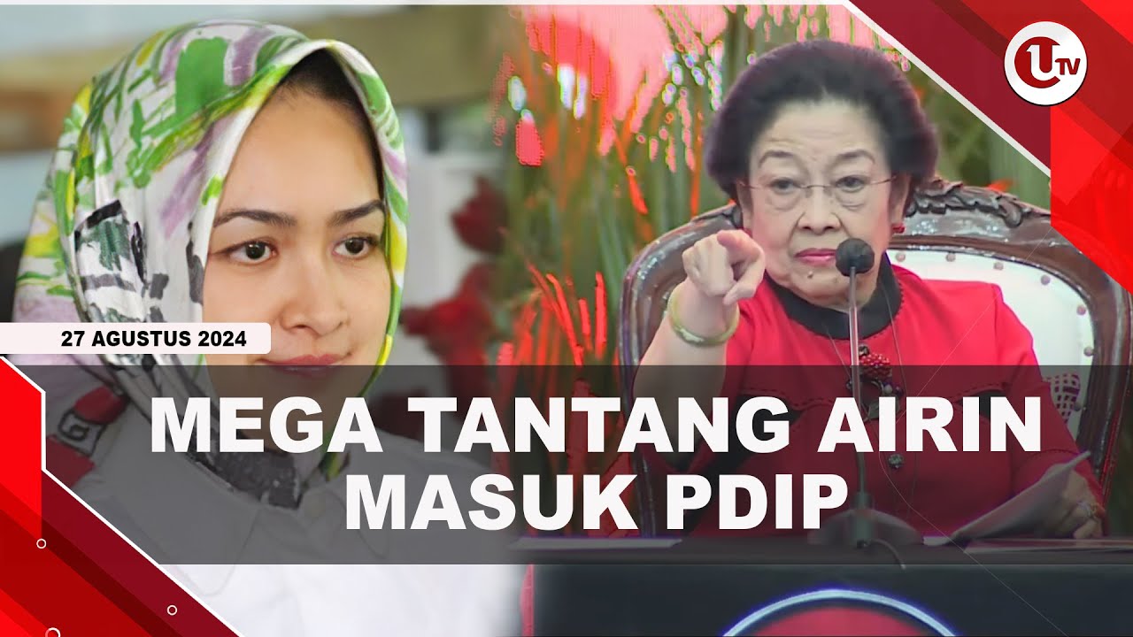 Mega Tegaskan Airin Harus Masuk PDIP Usai Didukung