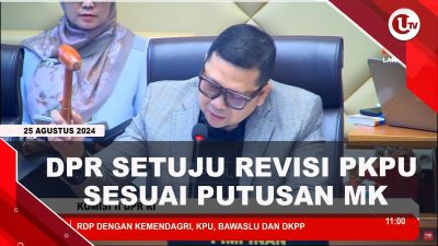[Video] Komisi II DPR Setujui PKPU Pilkada Akomodir Putusan MK