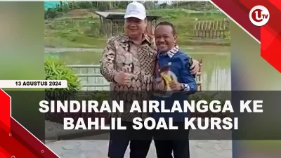 [VIDEO] Airlangga Sindir Bahlil Sebut ‘Kursi Kapolri Saja Diambil’