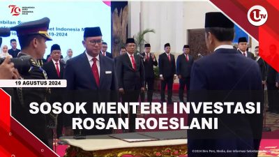 [VIDEO] Ketua TKN Prabowo Gibran Dilantik Jadi Menteri Investasi