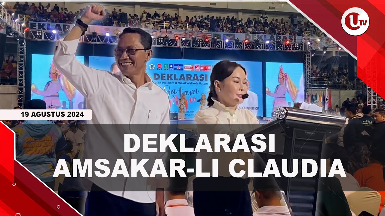 DEKLARASI PASANGAN ASLI, LI CLAUDIA PAPARKAN 7 PROGRAM PRIORITAS | U-NEWS