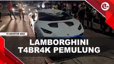 [Video] Lamborghini Tabrak Pemulung Hingga Tewas