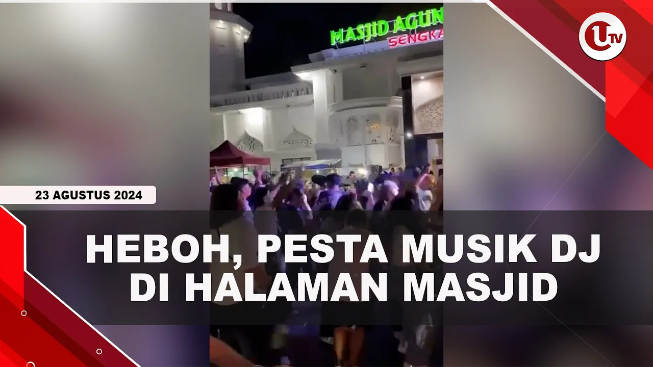 Penjelasan Pengurus Soal Video Pesta Musik DJ di Halaman Masjid
