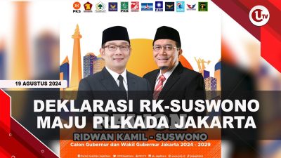 [Video] KIM Plus Deklarasi Ridwan Kamil-Suswono Maju Pilkada Jakarta