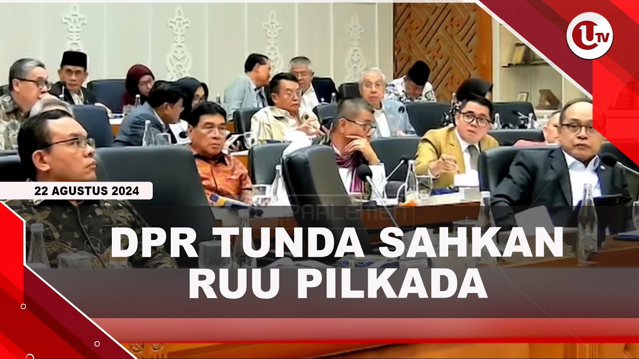 Tak Cukup Kuorum, DPR Tunda Pengesahan RUU Pilkada