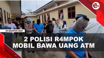 [VIDEO] Terlilit Utang, 2 Oknum Polisi Rampok Mobil ATM Senilai Rp2,7 Miliar