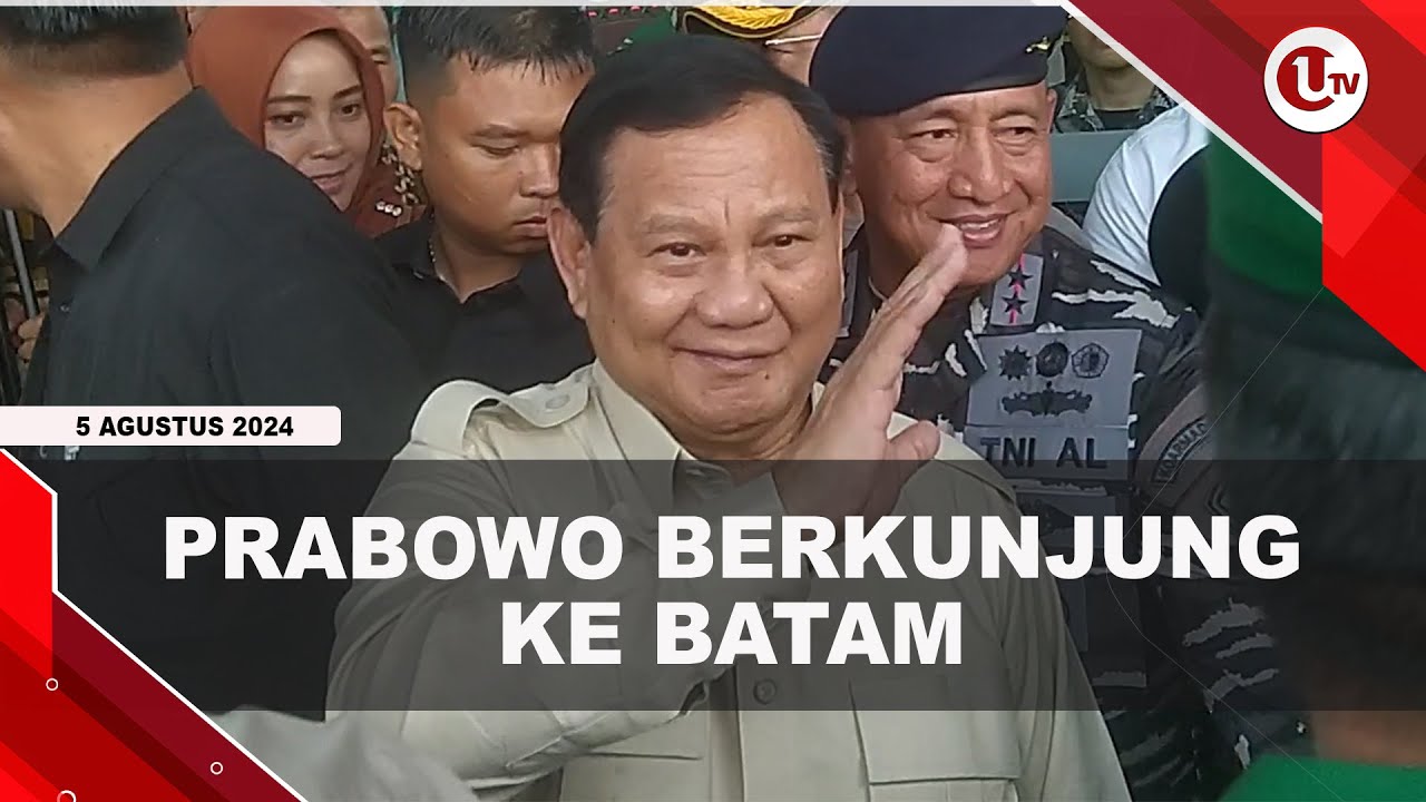 Prabowo Subianto Hadiri Peresmian Gedung Baru PT Volex Batam