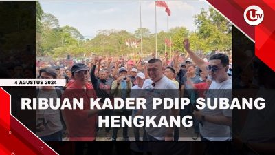 [VIDEO] Jelang Pilkada, Ribuan Kader PDIP Subang Kompak Kembalikan KTA