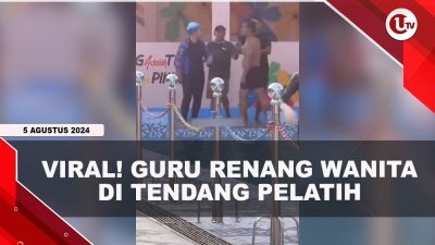 [VIDEO] Pelatih Renang Tendang Guru Olahraga Perempuan Hingga Pingsan