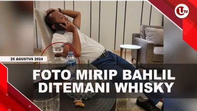 [Video] Viral, Foto Mirip Bahlil Duduk Ditemani Whisky Seharga Rp38 Juta