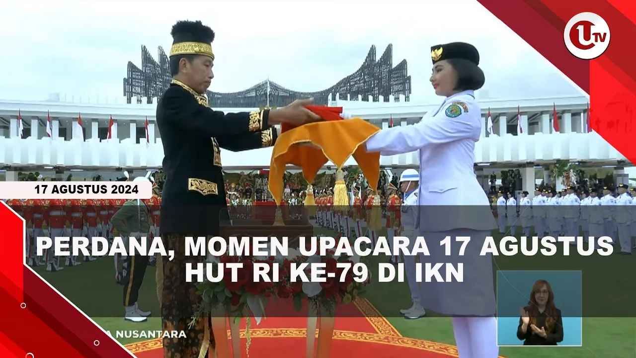 Momen Upacara 17 Agustus HUT RI Ke-79 di IKN