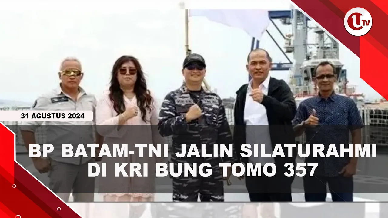 BP Batam-TNI Jalin Silaturahmi di Atas KRI Bung Tomo 357