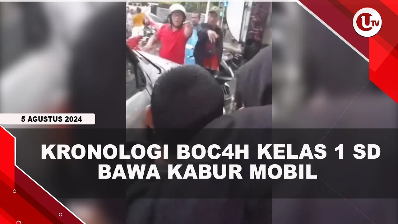 Kronologi Bocah Kelas 1 SD Bawa Kabur Mobil