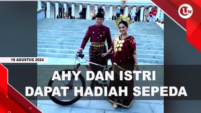 [Video] AHY dan Annisa Pohan Menang Busana Adat Terbaik