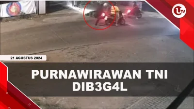 [Video] Komplotan Begal Rampas Motor Purnawirawan TNI