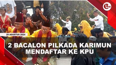 [Video] Firmansyah-Eri dan Iskandarsyah-Rocky Daftar ke KPU Karimun