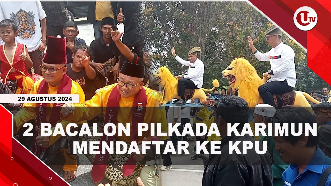 Firmansyah-Eri dan Iskandarsyah-Rocky Daftar ke KPU Karimun