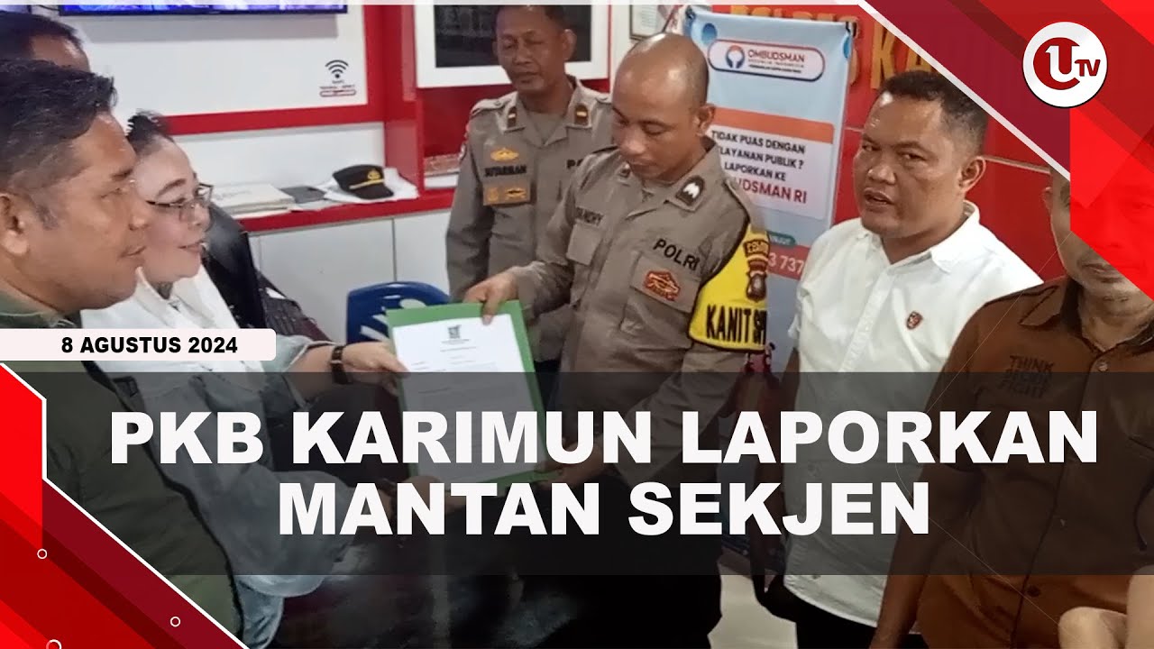 PKB Karimun Laporkan Mantan Sekjen Lukman Edy ke Polres