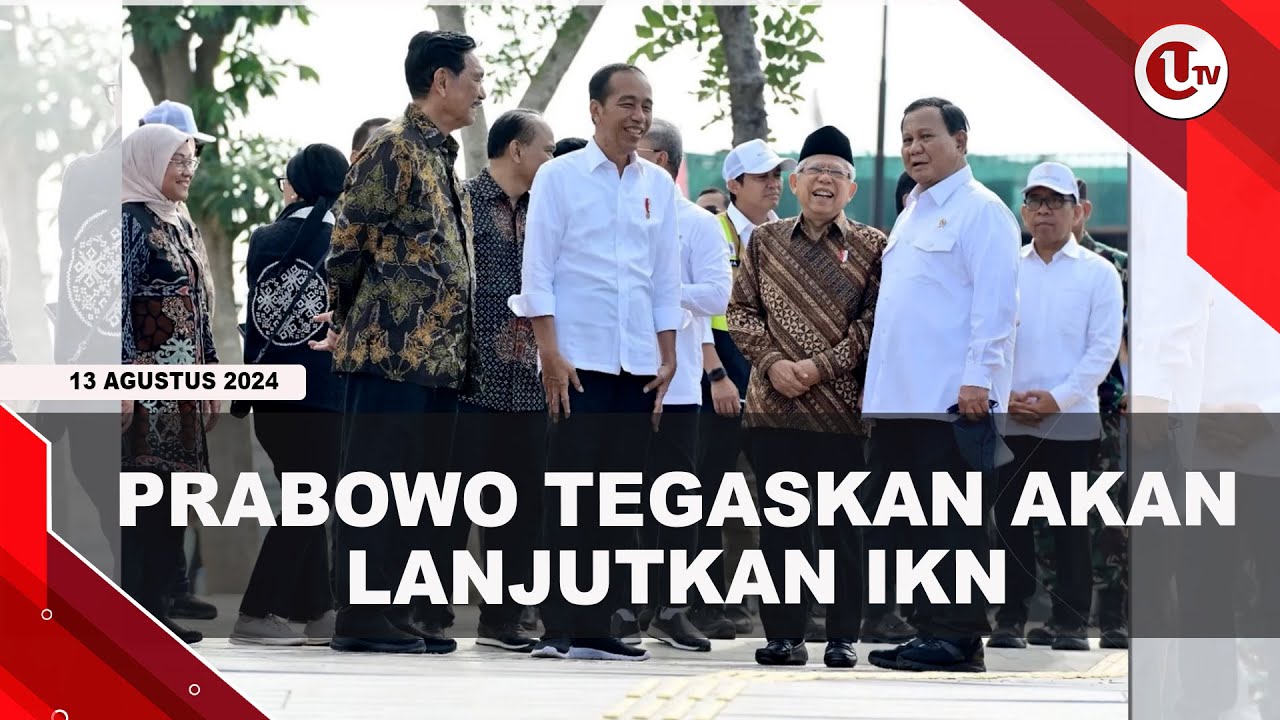 Di Hadapan Jokowi, Prabowo Pastikan Lanjutkan IKN