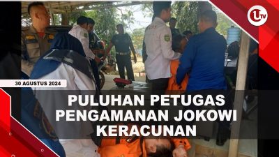 [Video] 54 Pertugas Pengamanan Jokowi Keracunan