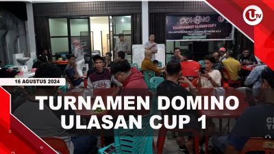[Video] Sambut HUT Ke-4 Tahun, Ulasan Network Gelar Turnamen Domino