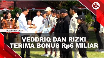 [VIDEO] Peraih Medali Emas Olimpiade Terima Bonus Rp6 Miliar