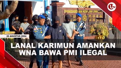 [VIDEO] Lanal Karimun Amankan Pancung Bawa 3 PMI Ilegal ke Malaysia