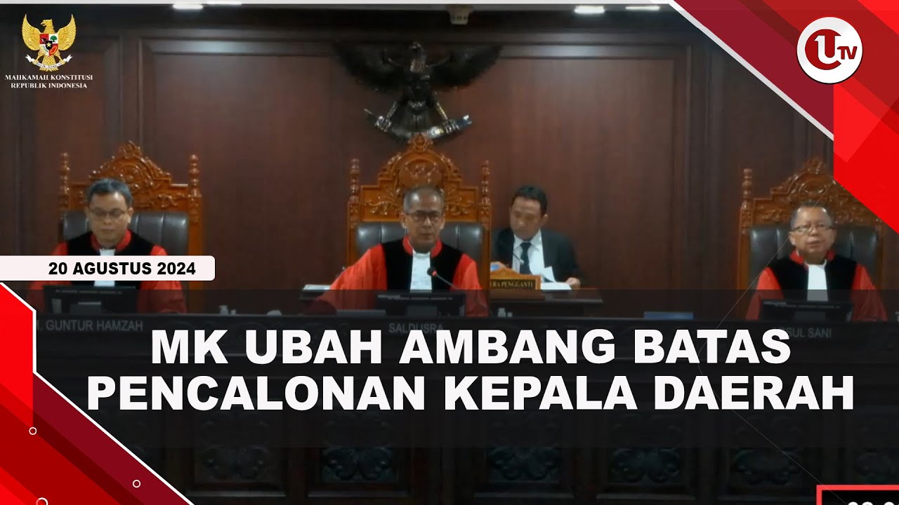 MK Ubah Syarat Pilkada, Partai Bisa Usung Calon Kepala Daerah
