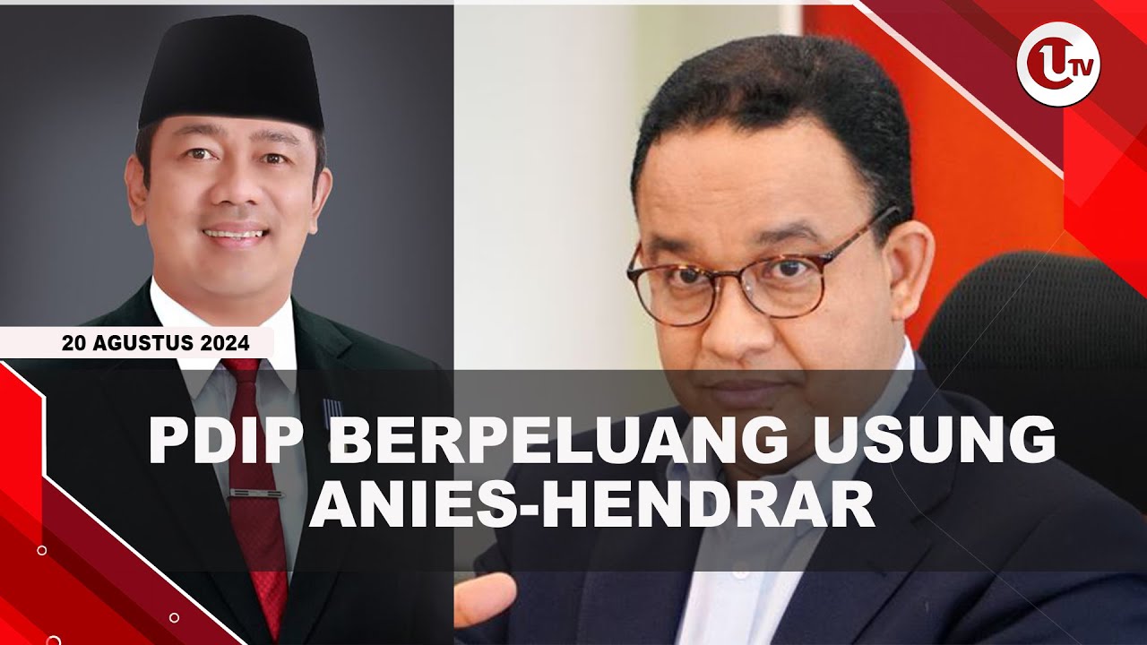 PDIP Berpeluang Usung Anies-Hendrar di Pilgub Jakarta