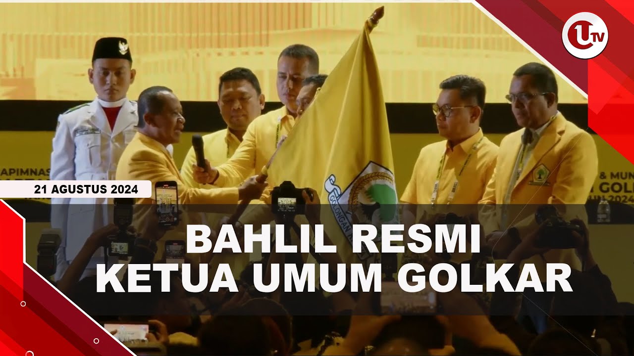 Terpilih Aklamasi, Bahlil Resmi Ketua Umum Golkar