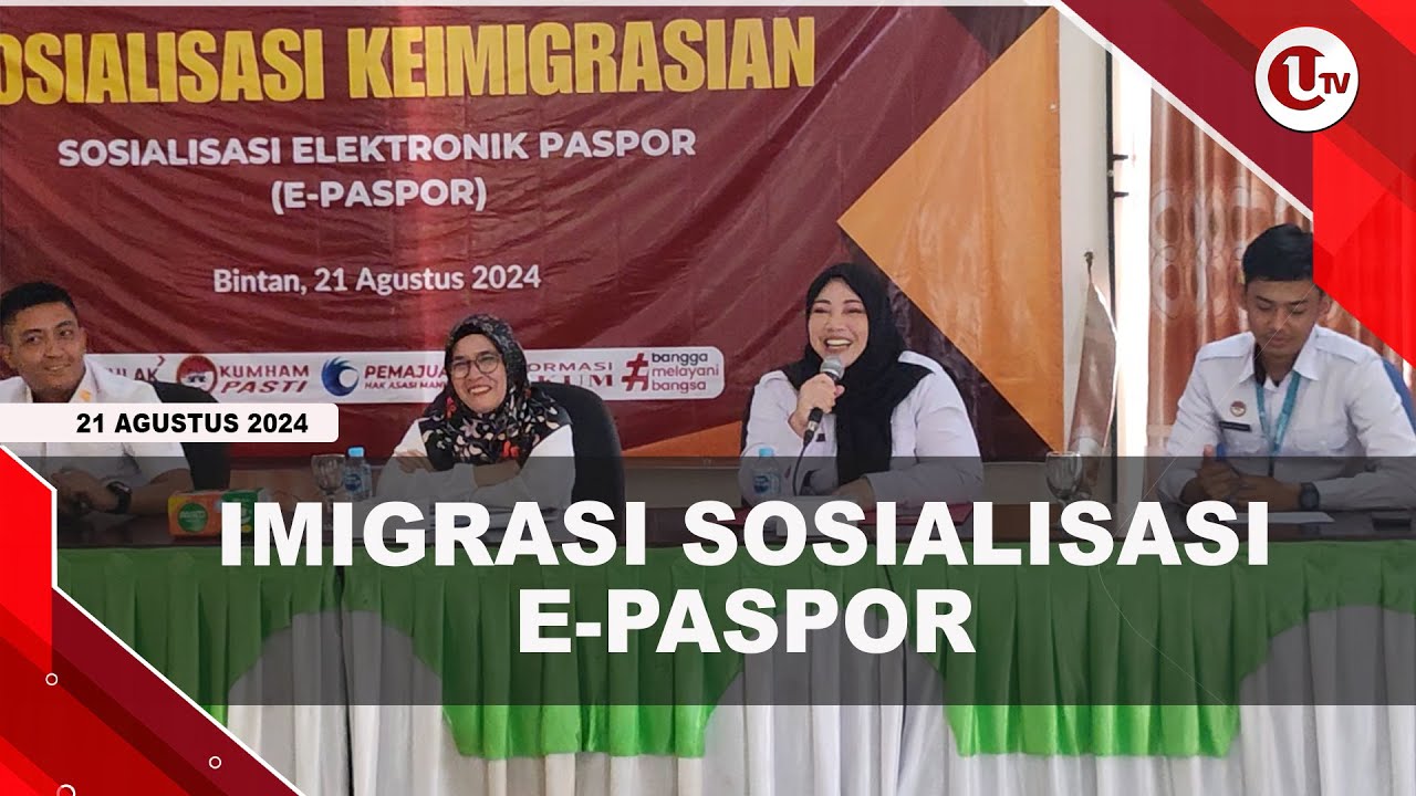 Kantor Imigrasi Tanjungpinang Sosialisasi Keunggulan E-Paspor