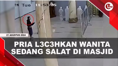 [VIDEO] Polisi Tangkap Pria Lecehkan Wanita Sedang Salat di Masjid