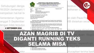 [VIDEO] Kominfo Imbau Stasiun TV Azan Maghrib Diganti Running Teks