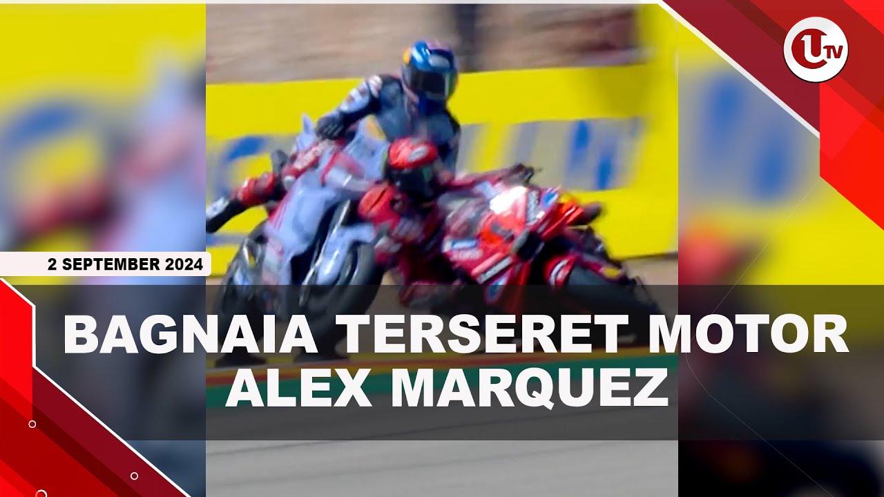 Bagnaia Tertindih-Terseret Motor Alex Marquez