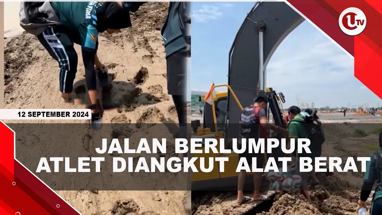 Viral, Jalan Menuju Venue Voli Indoor PON Berlumpur