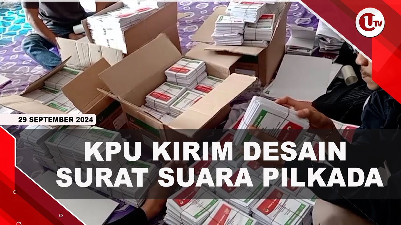 KPU Tanjungpinang Kirim Desain Surat Suara Pilkada 2024
